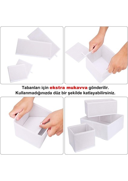 6'lı Çekmece Içi Düzenleyici Organizer Set