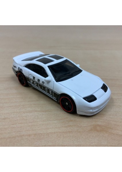 Hot Wheels Nissan 300ZX Twin Turbo - Colore Bianco/Nero - Modello Rescue 7/10 - Short Card - Scala 1:64