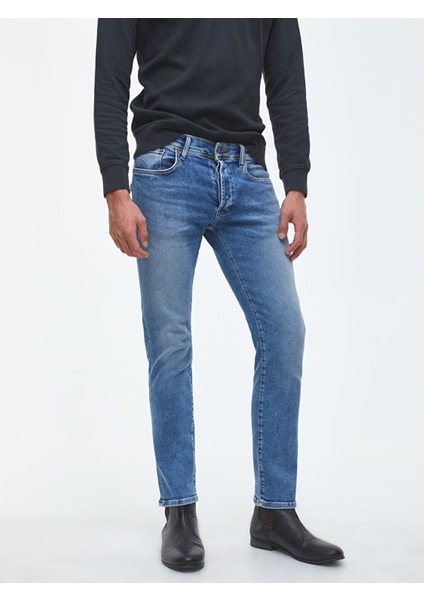 Erkek Jerard Düşük Bel Dar Paça Super Slım Jean Pantolon