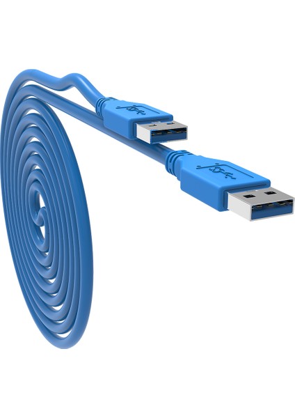 1.5 Metre USB 3.0 Erkek Erkek Kablo USB 3.0 Tip A Erkek M/m 1.5m USB Kablo