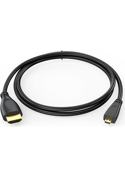 0.5 Metre Mikro HDMI Kablo Micro HDMI To HDMI Kablo 0.5m Tip-D HDMI