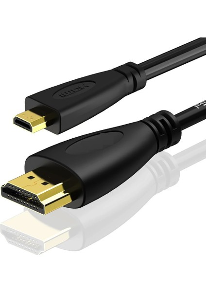 0.5 Metre Mikro HDMI Kablo Micro HDMI To HDMI Kablo 0.5m Tip-D HDMI modelleri