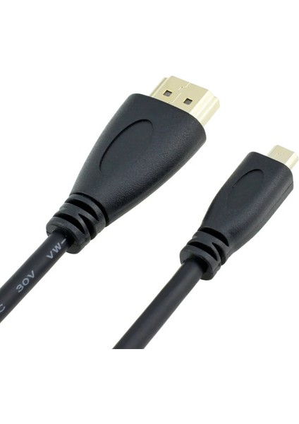 0.5 Metre Mikro HDMI Kablo Micro HDMI To HDMI Kablo 0.5m Tip-D HDMI fırsatları