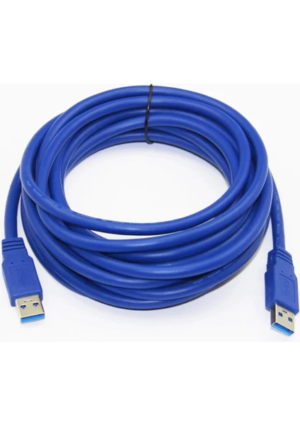 5 Metre USB 3.0 Erkek Erkek Kablo USB 3.0 Tip A Erkek M/m 5m USB Kablo