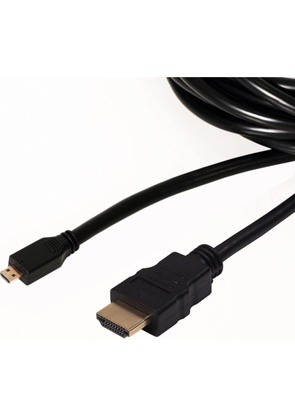 5 Metre Mikro HDMI Kablo Micro HDMI To HDMI Kablo 5m Tip-D HDMI