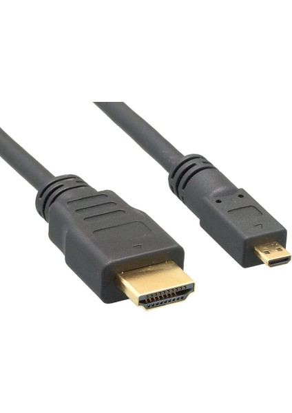 5 Metre Mikro HDMI Kablo Micro HDMI To HDMI Kablo 5m Tip-D HDMI