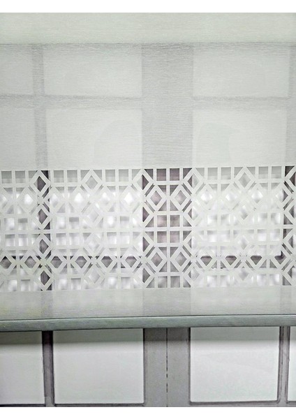 Çift Mekanizmalı Lazer Kesim Tül ve Stor Perde MLTY1002 fırsatları