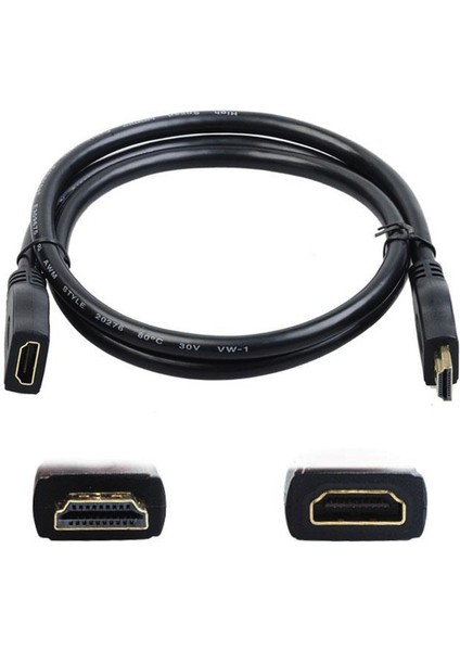 1.5 Metre HDMI Uzatma Kablosu Dişi Erkek HDMI 1.5 M High Speed Extension Cable fırsatları
