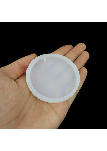 Yuvarlak Magnet Anahtarlık Reçine Epoksi Kalıbı - TM3