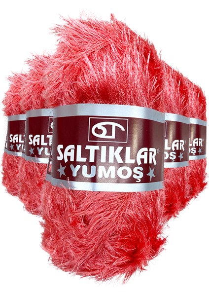 5 Adet Yumoş Sakallı El Örgü Ipi Yünü 17