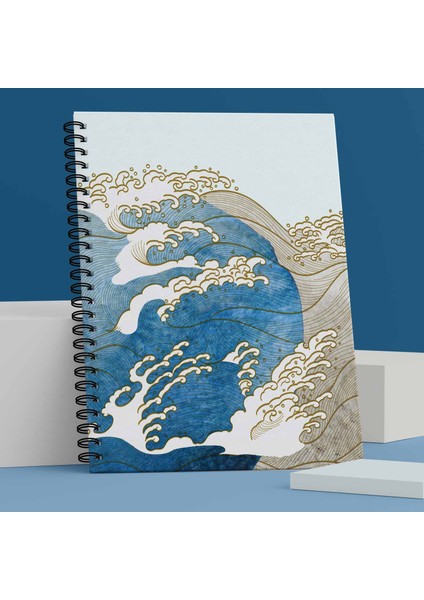 Noktalı Defter | Takeda Serisi | 100 Sayfa | Spiralli | Sert Karton Kapak | Bullet Journal