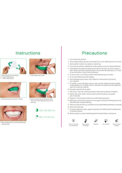 Ultradent Go 8'li Diş Beyazlatma Hazır Kalıp-Kavun