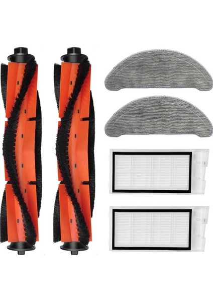 Roidmi Eve Vacuum Mop Uyumlu Yedek Fırça Filtre Mop Seti-6 Parça
