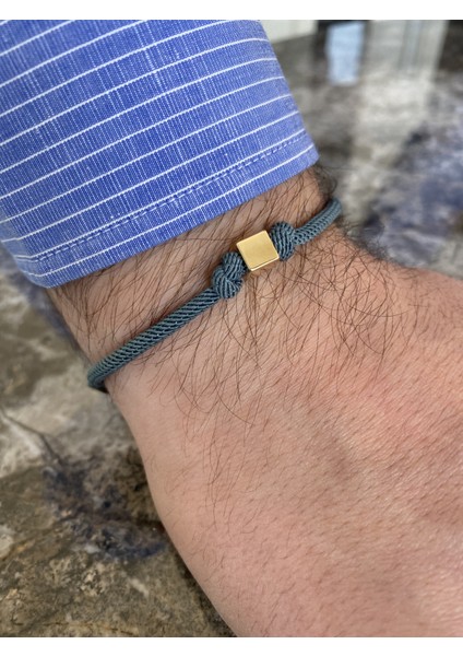 14 Ayar Altın Küplü Unisex Bileklik