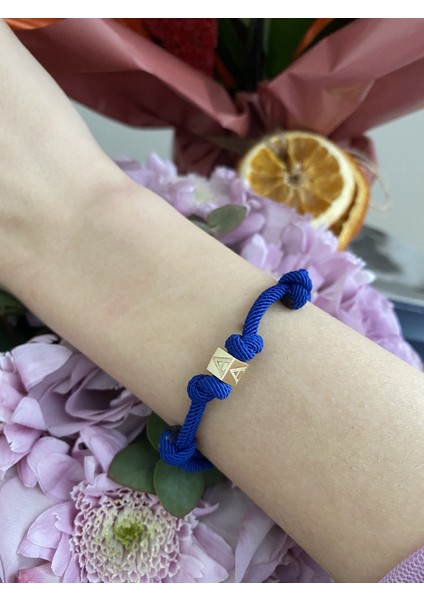 14 Ayar Altın Küplü Unisex Ipli Bileklik modelleri