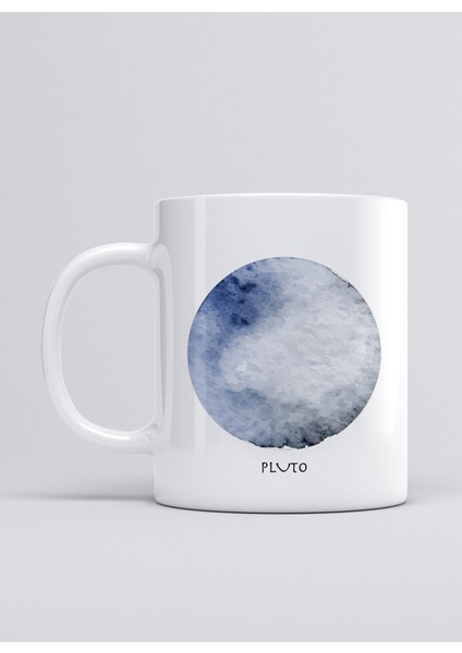 Güneş Sistemi Plüton Kupa Mug