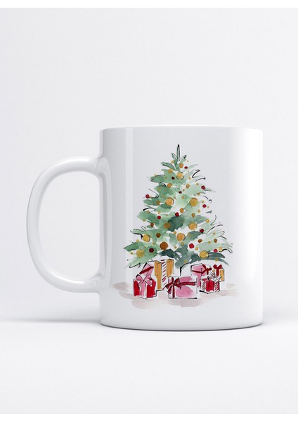 Yeni Yıl Christmas Tree 01 Kupa Mug