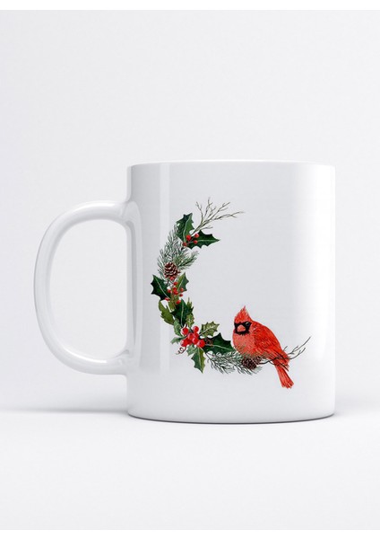 Yeni Yıl Christmas Bird Kupa Mug