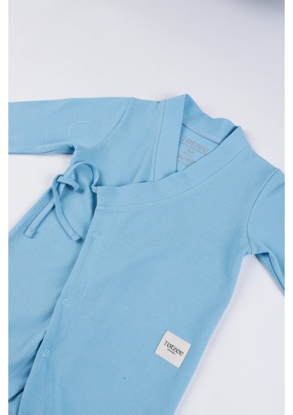 Uzun Kimono Tulum Gökyüzü Mavisi modelleri