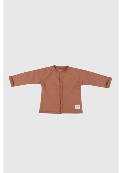 Çıtçıtlı Üst Camel Kahverengi