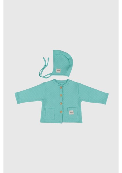 Düğmeli Ceket Mint Yeşili