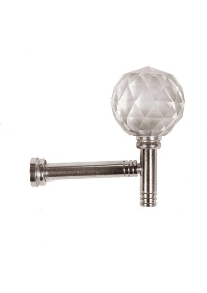 1 Adet Kristal Taşlı Gümüş Renso Fon Perde Bağlama Demiri fiyatları