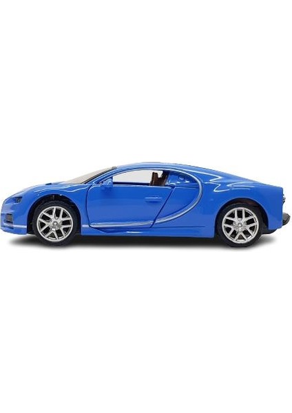 Çek Bırak Metal Araba - Metal Bugatti Chiron - 6632-46-BUGATTI