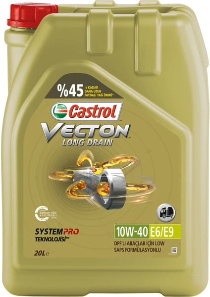 Vecton 10W-40 E6/E9 20 Litre Motor Yağı ( Üretim Yılı: 2022 )