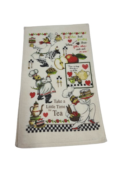 Mutfak Havlusu Baskılı 30*50 cm Dekoratif