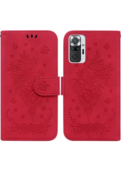 Xiaomi Redmi Için Deri Kılıf Not 10/10 Pro Kırmızı (Yurt Dışından) modelleri