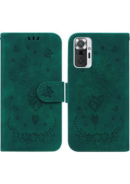 Xiaomi Redmi Için Deri Kılıf Not 10/10 Pro Yeşil (Yurt Dışından) modelleri