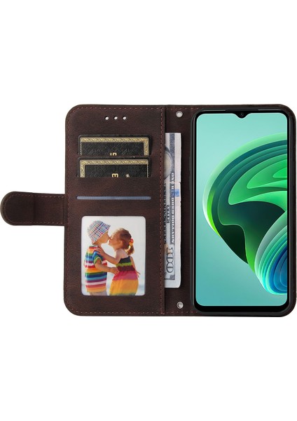 Xiaomi Redmi Için Cilt Fe Kılıfı Not 11E / 10 + 5g Kahverengi (Yurt Dışından) fırsatları