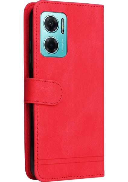 Xiaomi Redmi Için Cilt Fe Kılıfı Not 11E / 10 + 5g Kırmızı (Yurt Dışından) modelleri