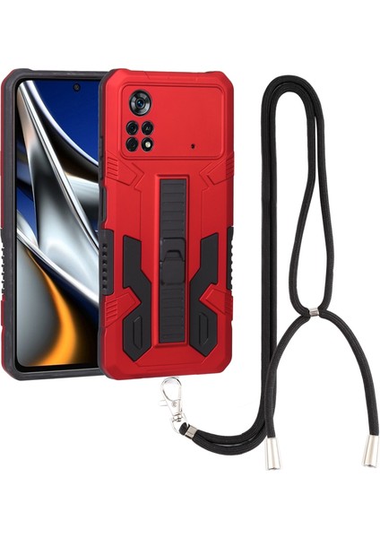 Xiaomi Poco X4 Pro 5g Kırmızı Için Vanguard Telefon Kılıfı (Yurt Dışından)