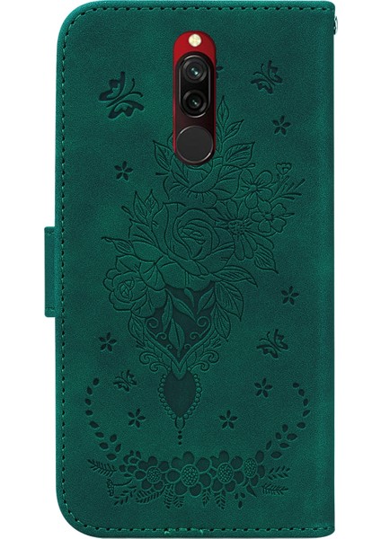 Xiaomi Redmi 8 / 8A Yeşil Için Deri Kılıf (Yurt Dışından) fırsatları
