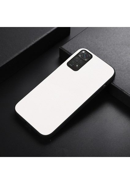 Xiaomi Için Pu Doku Kılıfı Redmi Not 11 / Not 11S 4g Beyaz (Yurt Dışından) fiyatları