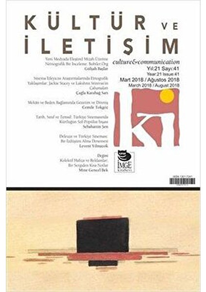 Kültür ve Iletişim Sayı: 41