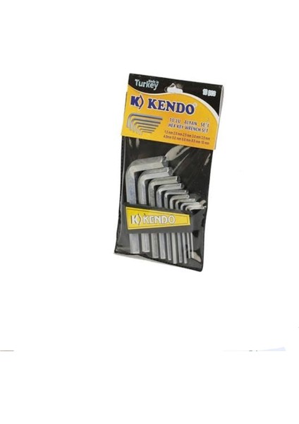 KAS900 Alyan Seti 10 Parça Poşetli