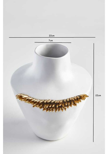 Valentin Beyaz Seramik Vazo indirimleri