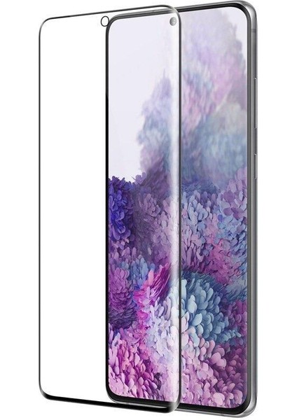 Galaxy S20 Ultra Eğimli 3D Short Nano Ekran Koruyucu Siyah