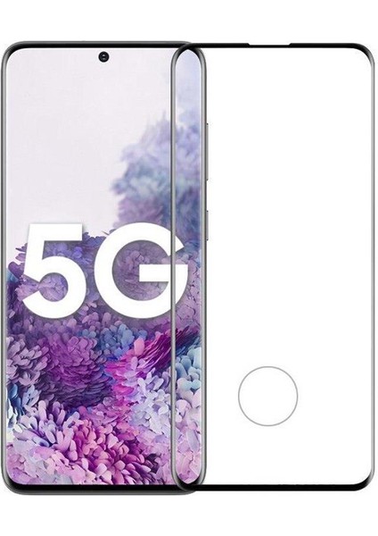 Galaxy Note 20 Ultra Eğimli 3D Short Nano Ekran Koruyucu Siyah