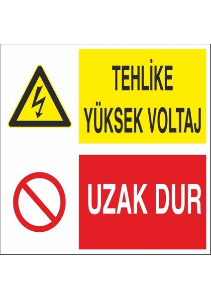 3M 25 x 35 cm Pvc Yuks Voltaj