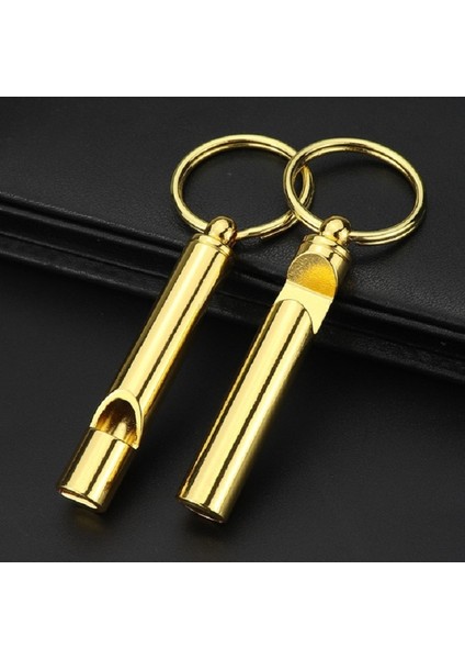 2 Adet Metal Düdük Şişe Açıcı Altın (Yurt Dışından)