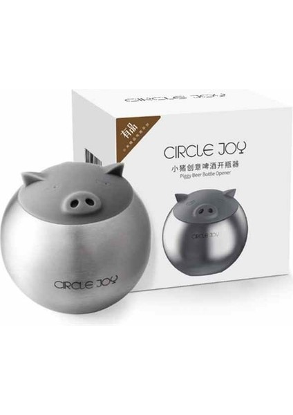Youpin Circle Joy Domuz Şeklinde Şişe Açıcı - Gümüş (Yurt Dışından) fırsatları