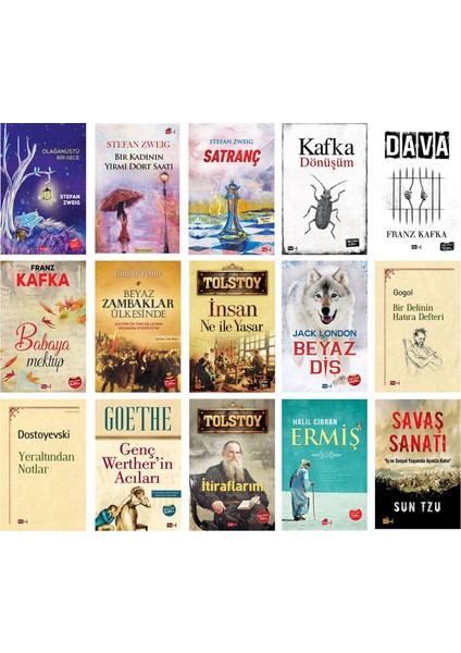 Modern Klasikler Seti - 15 Kitap - Franz Kafka