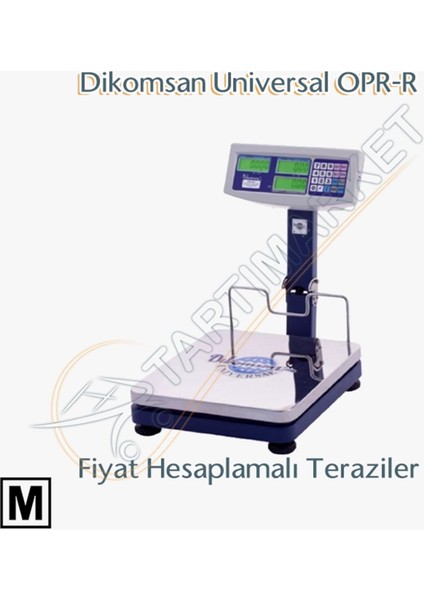 Opr Katlanır Boyunlu Hesaplamalı Baskül