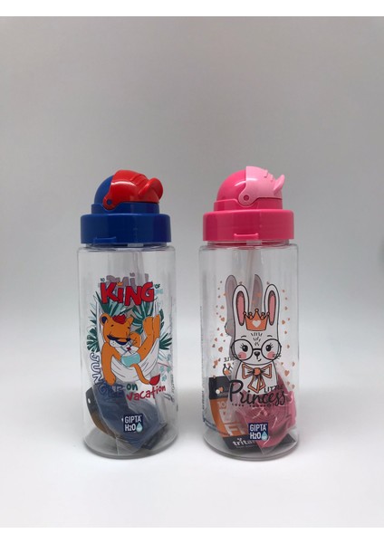 Fun Tritan Desenli Pipetli Matara 2'li 500 cc modelleri