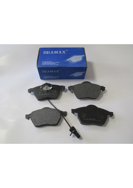 1312-6350C/AUDI A4- 00/01; Ön Fren Balatası 1,6/1,8T/2,4/2,8(1KABLOLU)(DISK)(156,4X73,8X19,6/74,1X19,6)(BRAMAX)