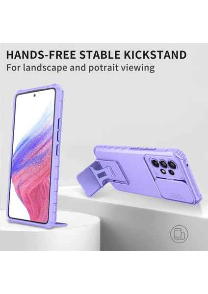 Samsung Galaxy A53 5G Mor Kayan Camshid Kılıfı (Yurt Dışından) fırsatları