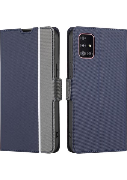 Samsung Galaxy A51 5G Mavi Twill Doku Kılıfı (Yurt Dışından) fırsatları